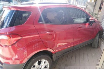 Selling Red Ford Ecosport 2017 Automatic Gasoline 