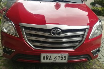 Sell Red 2015 Toyota Innova in Quezon City