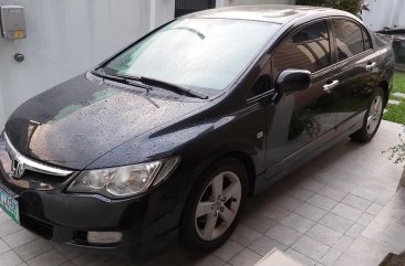 Black Honda Civic 2007 Automatic for sale 