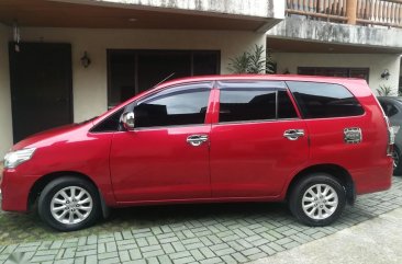 Sell Red 2015 Toyota Innova in Quezon City