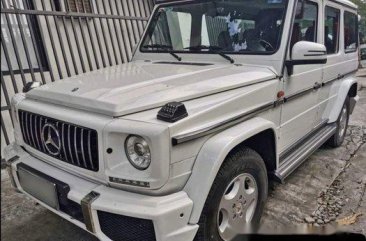 White Mercedes-Benz G-Class 1997 at 60000 km for sale 