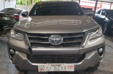 Silver Toyota Fortuner 2018 Automatic Diesel for sale