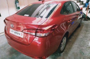 Red Toyota Vios 2019 for sale in Makati