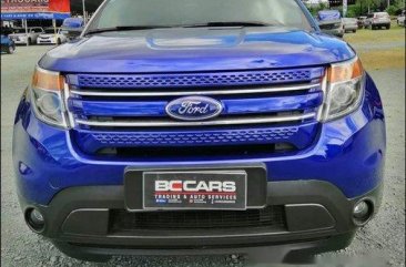 Sell Blue 2014 Ford Explorer at Automatic Gasoline at 55000 km
