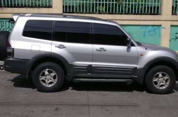 Silver Mitsubishi Pajero 2002 for sale in Quezon City