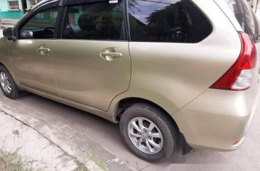 Beige Toyota Avanza 2013 Manual Gasoline for sale 