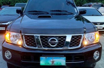 Selling Black Nissan Patrol 2010 Automatic Diesel at 80000 km