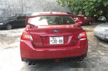 Red Subaru Wrx 2015 Manual Gasoline for sale