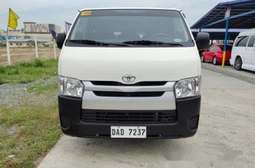 White Toyota Hiace 2017 Manual Diesel for sale 