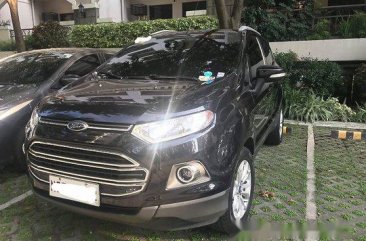 Black Ford Ecosport 2016 at 46000 km for sale