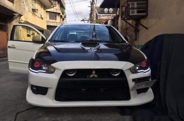 White Mitsubishi Lancer ex 2008 Manual Gasoline for sale 