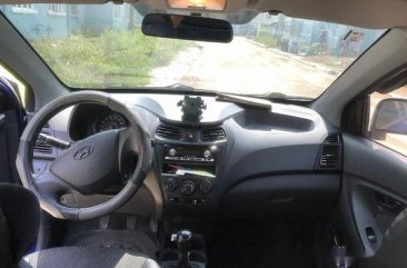 Blue Hyundai Eon 2014 Manual Gasoline for sale 