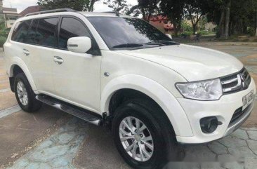 White Mitsubishi Montero Sport 2015 Manual Diesel for sale 