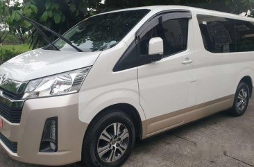 Selling White Toyota Hiace 2019 at 1200 km