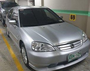 Silver Honda Civic 2002 Automatic Gasoline for sale 