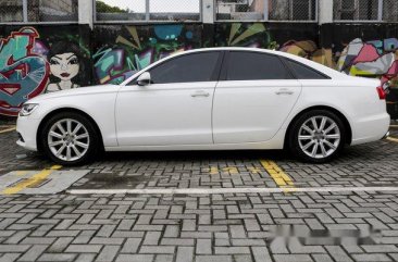 Selling White Audi A6 2012 at 28000 km