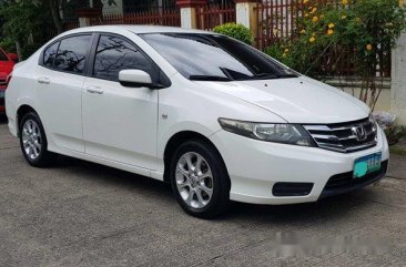 White Honda City 2013 at 122000 km for sale 