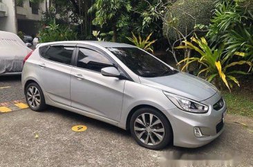 Silver Hyundai Accent 2014 at 60000 km for sale