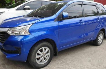 Blue Toyota Avanza 2018 Manual Gasoline for sale