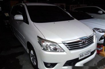 White Toyota Innova 2014 Automatic Gasoline for sale 