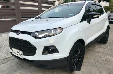 White Ford Ecosport 2017 Automatic Gasoline for sale 