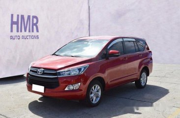 Red Toyota Innova 2018 Manual Diesel for sale