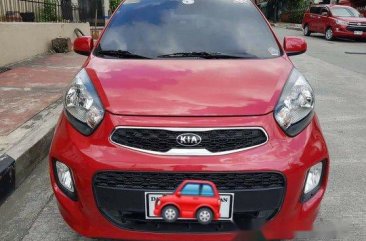 Selling Red Kia Picanto 2016 at 19000 km