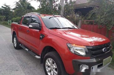 Selling Orange Ford Ranger 2013 Automatic Diesel at 100000 km