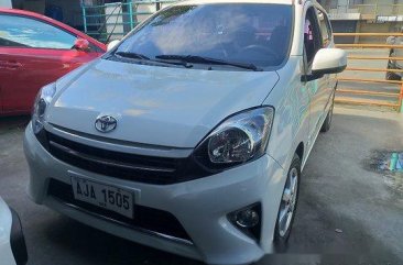 White Toyota Wigo 2015 Automatic Gasoline for sale 