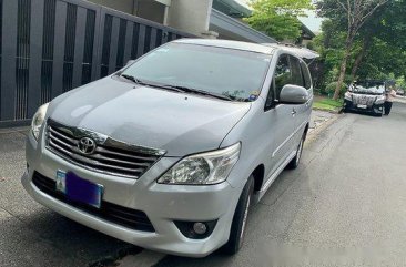 Silver Toyota Innova 2012 at 95000 km for sale 