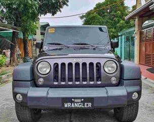 Grey Jeep Wrangler 2017 for sale in Cavite