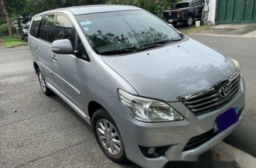Silver Toyota Innova 2012 at 95000 km for sale 