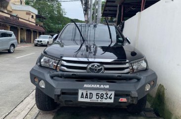 Black Toyota Hilux 2016 for sale in Quezon City