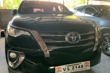 Selling Black Toyota Fortuner 2017 in Quezon City 