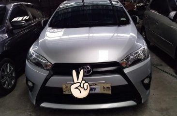 Silver Toyota Yaris 2016 for sale in Quezon City