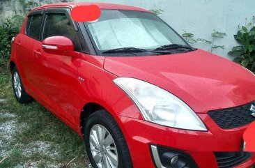 Red Suzuki Swift 2016 Automatic Gasoline for sale 