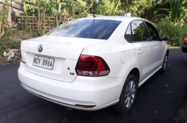 Sell White 2016 Volkswagen Polo Automatic Gasoline at 75000 km 