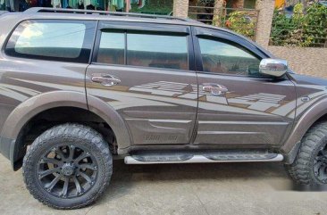 Sell Brown 2013 Mitsubishi Montero Sport Automatic Diesel 