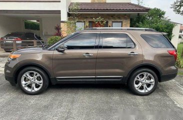 Brown Ford Explorer 2015 Automatic Gasoline for sale  