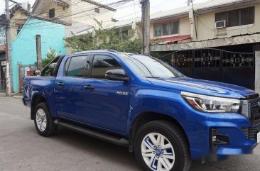 Sell Blue 2018 Toyota Hilux at 13900 km 