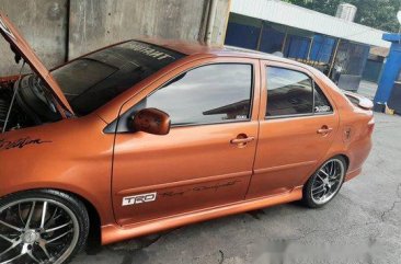 Orange Toyota Vios 2004 at 96000 km for sale