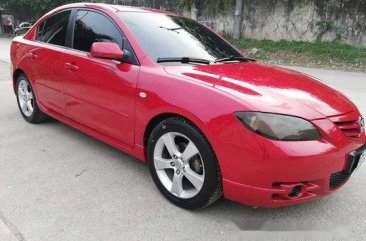 Red Mazda 3 2007 for sale in Cebu 