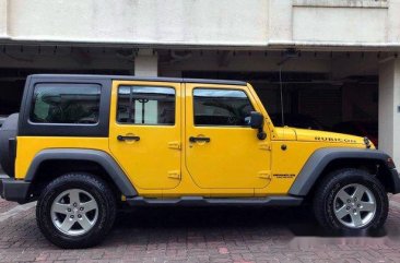 Yellow Jeep Wrangler 2011 Automatic Gasoline for sale  