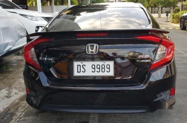 Black Honda Civic 2016 at 19000 km for sale