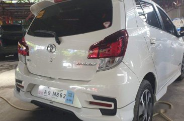 White Toyota Wigo 2019 Automatic Gasoline for sale 