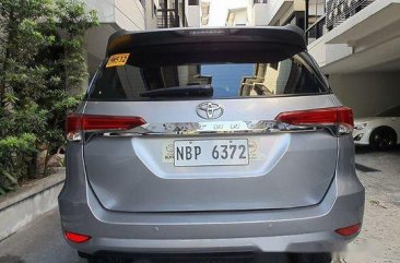 Silver Toyota Fortuner 2018 for sale in Quezon City 