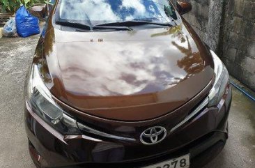 Selling Brown Toyota Vios 2014 at 60800 km 