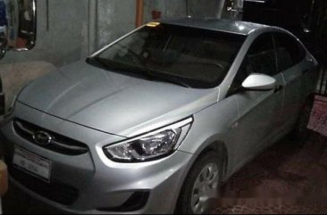 Silver Hyundai Accent 2016 at 21000 for sale 