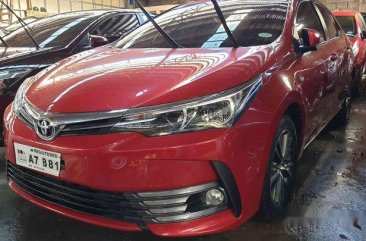 Selling Red Toyota Corolla Altis 2018 Manual Gasoline 