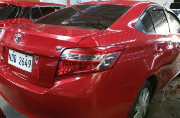 Red Toyota Vios 2016 Automatic Gasoline for sale 